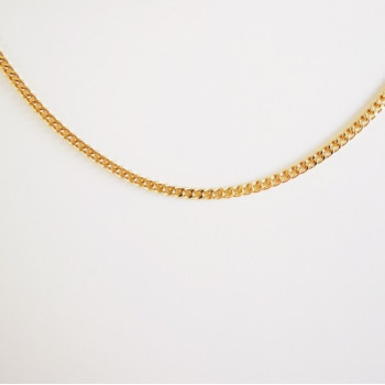 Chaîne 40 cm Or Jaune 750 - 18 carats Maille Gourmette 3.50 grammes