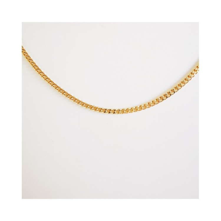 Chaîne 40 cm Or Jaune 750 - 18 carats Maille Gourmette 3.50 grammes