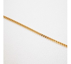 Chaîne 40 cm Or Jaune 750 - 18 carats Maille Gourmette 3.50 grammes