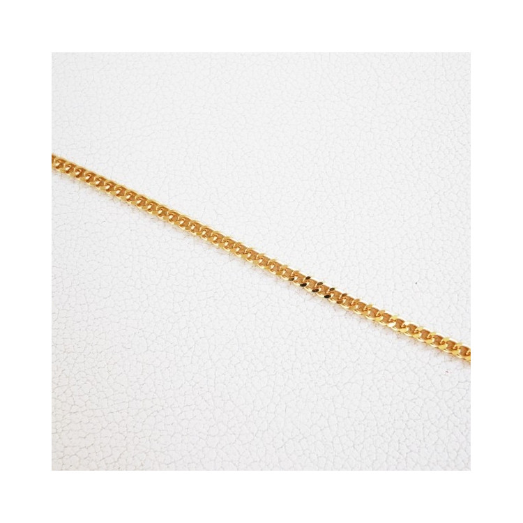 Chaîne 40 cm Or Jaune 750 - 18 carats Maille Gourmette 3.50 grammes