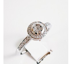 Bague "Destinée" Diamants Or Blanc 750 - 18 carats