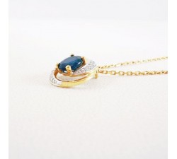 Collier Saphir Or Jaune 750 - 18 carats