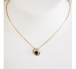 Collier Saphir Or Jaune 750 - 18 carats