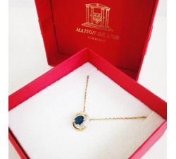 Collier Saphir Or Jaune 750 - 18 carats