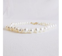 Bracelet perle de Culture Or Jaune 750 - 18 carats