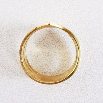 Bague Design Géométrique Or Jaune 750 - 18 carats