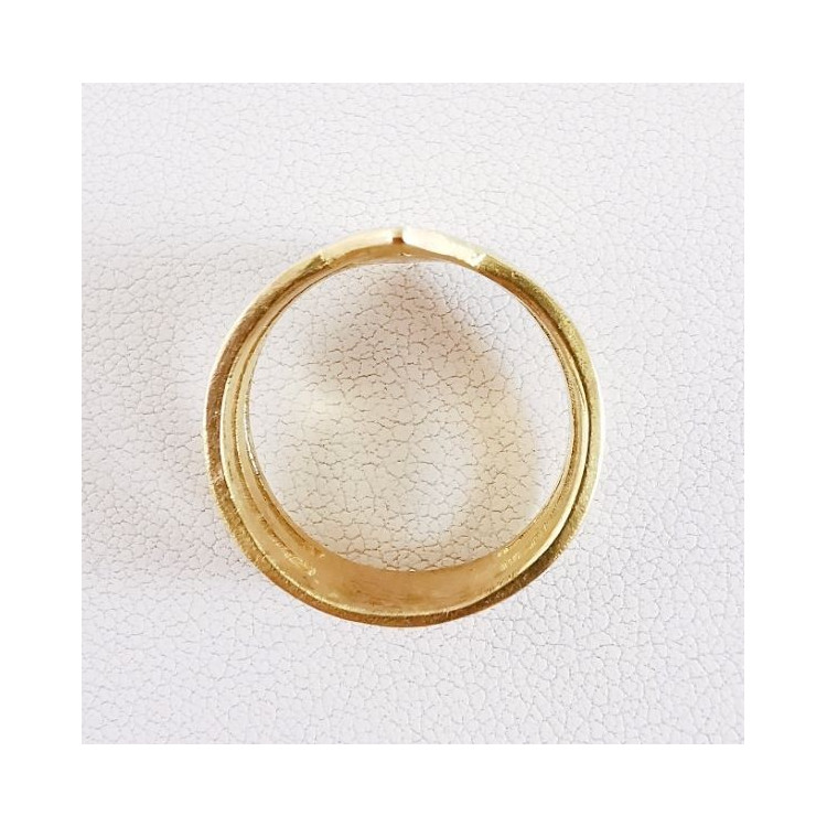 Bague Design Géométrique Or Jaune 750 - 18 carats
