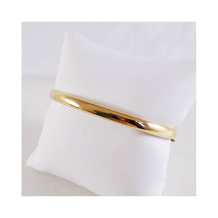Bracelet Jonc Ouvrant Or Jaune 750 - 18 carats
