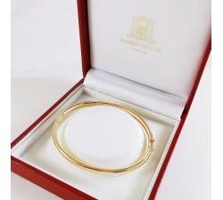 Bracelet Jonc Ouvrant Or Jaune 750 - 18 carats