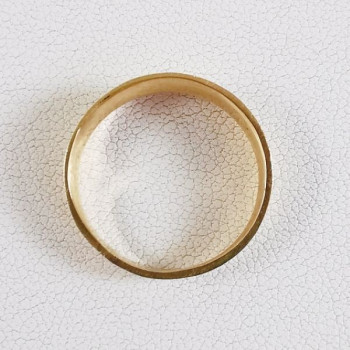 Bague Froissée Petit Modèle Or Jaune 750 - 18 carats