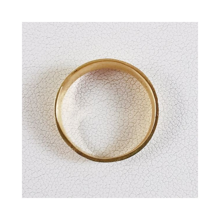Bague Froissée Petit Modèle Or Jaune 750 - 18 carats