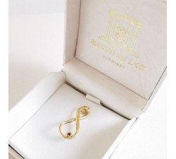 Pendentif Infini Rubis Or Jaune 750 - 18 carats