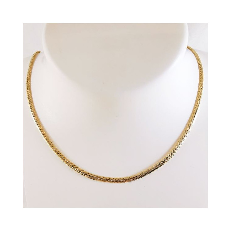 Collier Maille Anglaise Or Jaune 750 - 18 carats
