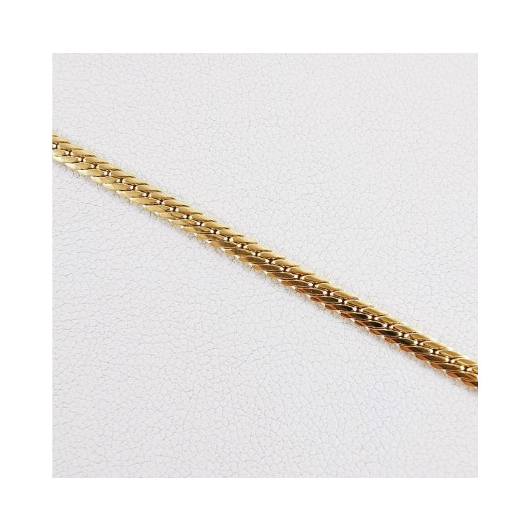 Collier Maille Anglaise Or Jaune 750 - 18 carats