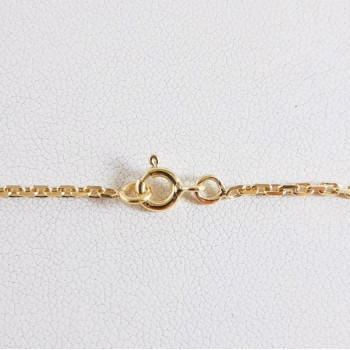 Chaîne 45 cm Or Jaune 750 - 18 carats Maille Forçat 5.95 grammes