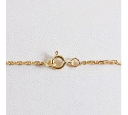 Chaîne 45 cm Or Jaune 750 - 18 carats Maille Forçat 5.95 grammes