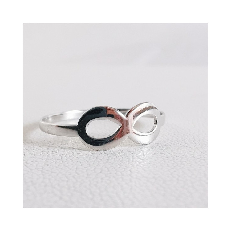 Bague Infini Or Blanc 750 - 18 carats