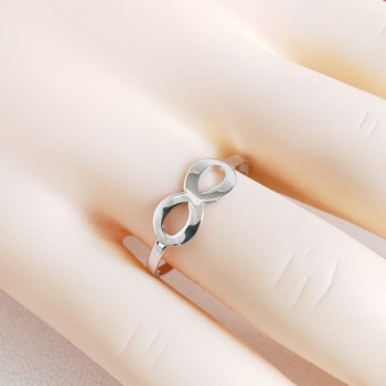 Bague Infini Or Blanc 750 - 18 carats