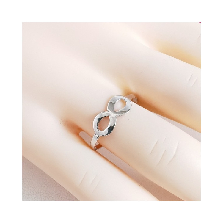 Bague Infini Or Blanc 750 - 18 carats