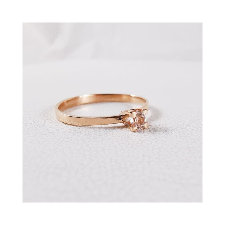 Bague Morganite Or Rose 750 - 18 carats