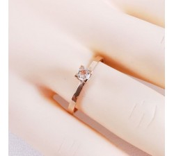 Bague Morganite Or Rose 750 - 18 carats