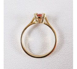 Bague Morganite Or Jaune 750 - 18 carats