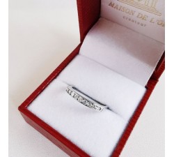 Alliance Diamants "Forever" Or Blanc 750 - 18 carats