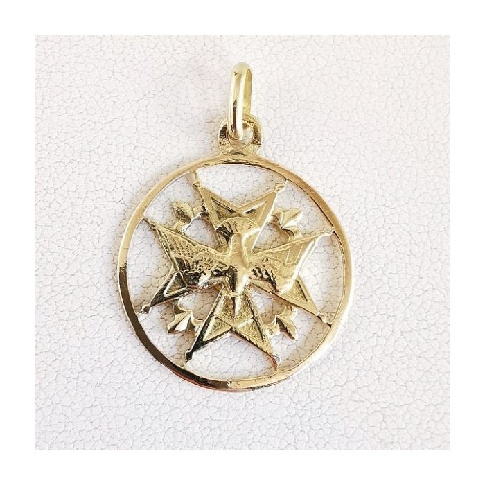 Croix Huguenote Bébé Or Jaune 750 - 18 carats