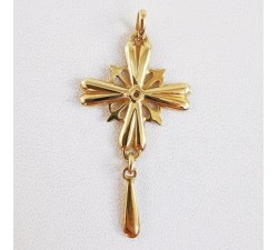 Croix Huguenote Or Jaune 750 - 18 carats