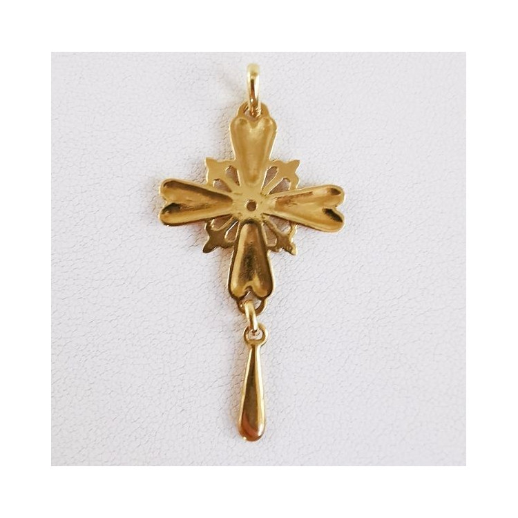 Croix Huguenote Or Jaune 750 - 18 carats