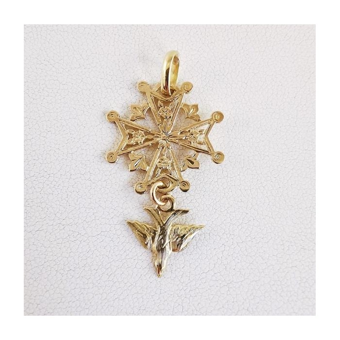 Croix Huguenote Or Jaune 750 - 18 carats