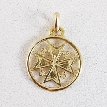 Croix Huguenote Bébé Or Jaune 750 - 18 carats