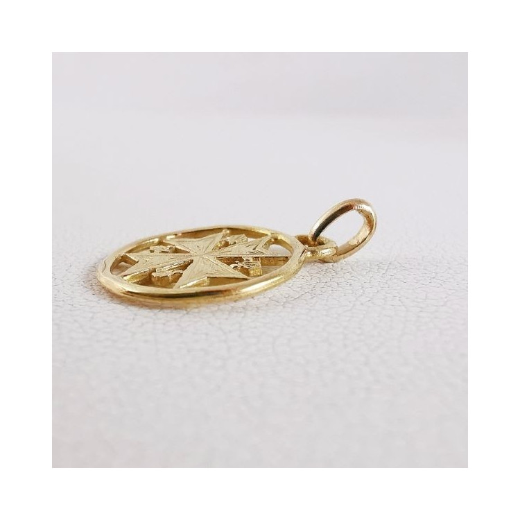 Croix Huguenote Bébé Or Jaune 750 - 18 carats