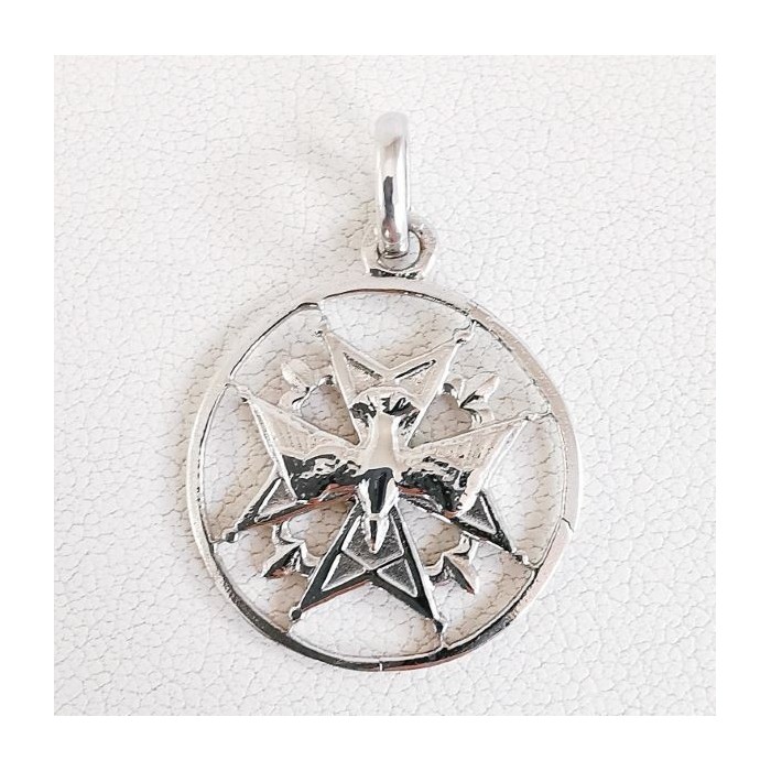 Croix Huguenote Or Blanc 750 - 18 carats