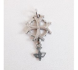 Croix Huguenote Or Blanc 750 - 18 carats