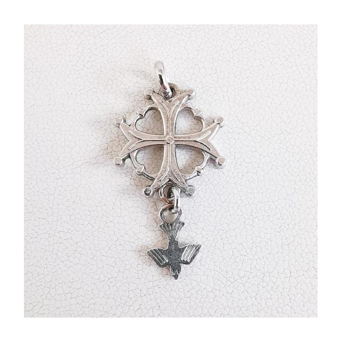 Croix Huguenote Or Blanc 750 - 18 carats