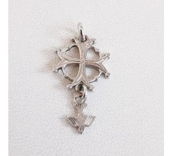 Croix Huguenote Or Blanc 750 - 18 carats