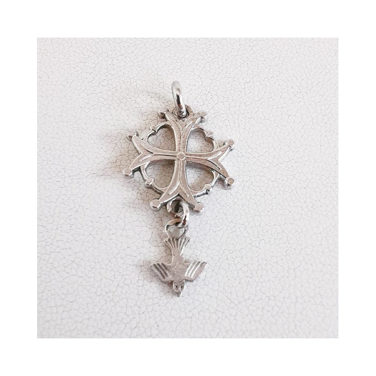 Croix Huguenote Or Blanc 750 - 18 carats