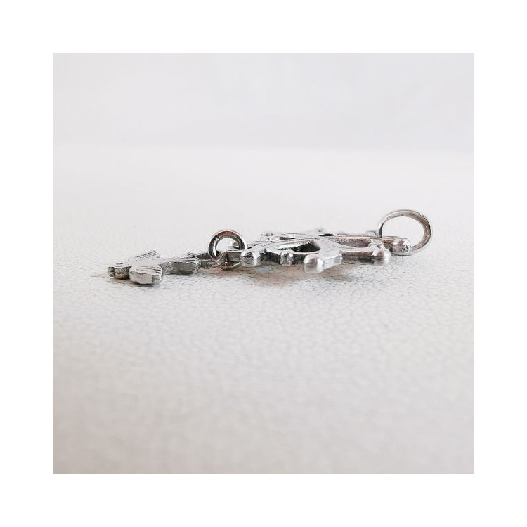 Croix Huguenote Or Blanc 750 - 18 carats