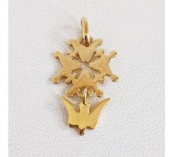 Croix Huguenote Or Jaune 750 - 18 carats