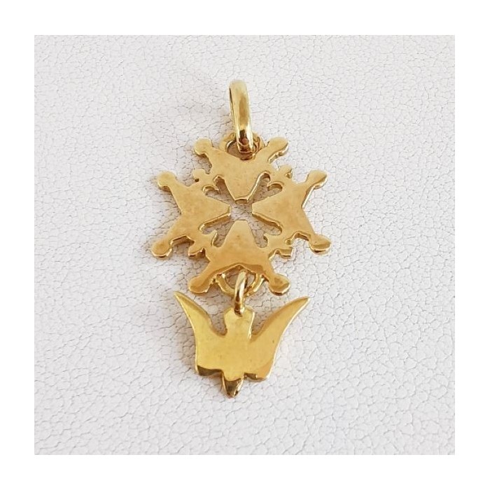 Croix Huguenote Or Jaune 750 - 18 carats