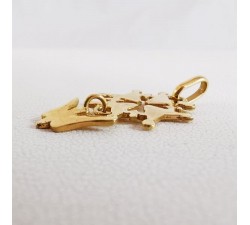 Croix Huguenote Or Jaune 750 - 18 carats