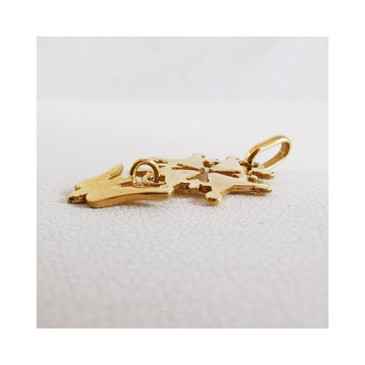 Croix Huguenote Or Jaune 750 - 18 carats