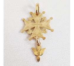 Croix huguenote Or Jaune 750 - 18 carats