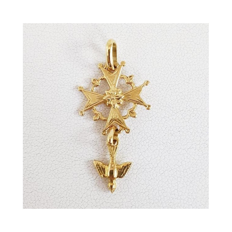 Croix Huguenote Or Jaune 750 - 18 carats