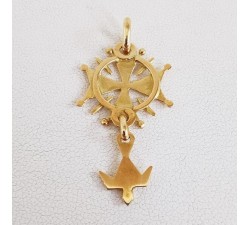Croix Huguenote Or Jaune 750 - 18 carats