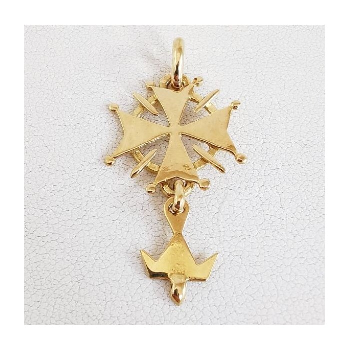 Croix Huguenote Or Jaune 750 - 18 carats