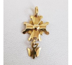 Croix Huguenote Or jaune 18 carats