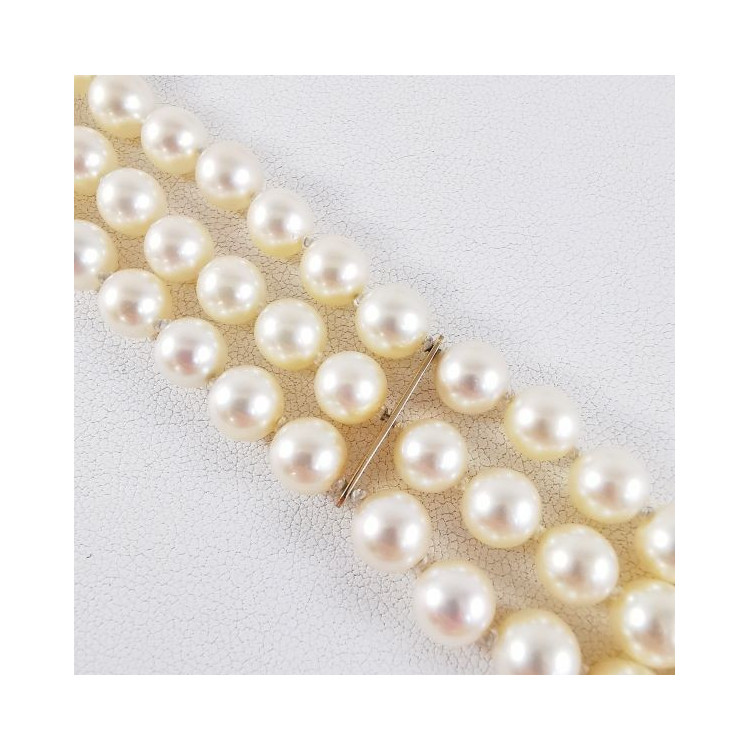 Bracelet Perles de Culture Trois rangs (Bijou Occasion)