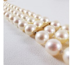 Bracelet Perles de Culture Trois rangs (Bijou Occasion)